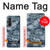 S2346 Marine Camo camouflage graphique Etui Coque Housse pour Samsung Galaxy Z Fold 3 5G