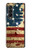 S2349 Old American Drapeau Etui Coque Housse pour Samsung Galaxy Z Fold 3 5G