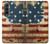 S2349 Old American Drapeau Etui Coque Housse pour Samsung Galaxy Z Fold 3 5G