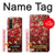 S2414 Rouge Fleur amandier Van Gogh Etui Coque Housse pour Samsung Galaxy Z Fold 3 5G