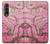 S2449 Fleur rose Amandier Van Gogh Etui Coque Housse pour Samsung Galaxy Z Fold 3 5G