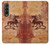 S2485 Dragon métal Texture imprimé graphique Etui Coque Housse pour Samsung Galaxy Z Fold 3 5G