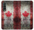 S2490 Canada Feuille d'érable Drapeau Texture Etui Coque Housse pour Samsung Galaxy Z Fold 3 5G