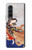 S2496 Japon Art Utagawa Kuniyoshi Tamatori Etui Coque Housse pour Samsung Galaxy Z Fold 3 5G