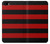 S2638 Black and Red Striped Etui Coque Housse pour iPhone 5 5S SE