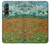 S2681 Champ de coquelicots Vincent Van Gogh Etui Coque Housse pour Samsung Galaxy Z Fold 3 5G