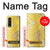 S2713 Serpent jaune imprimé graphique Peau Etui Coque Housse pour Samsung Galaxy Z Fold 3 5G