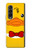 S2760 Canard Tuxedo jaune Dessin animé Etui Coque Housse pour Samsung Galaxy Z Fold 3 5G