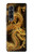 S2804 Dragon d'or imprimé chinois Etui Coque Housse pour Samsung Galaxy Z Fold 3 5G