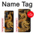S2804 Dragon d'or imprimé chinois Etui Coque Housse pour Samsung Galaxy Z Fold 3 5G