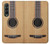 S2819 Guitare classique Etui Coque Housse pour Samsung Galaxy Z Fold 3 5G