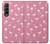 S2858 Motif Flamant rose Etui Coque Housse pour Samsung Galaxy Z Fold 3 5G