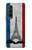S2859 Drapeau France millésimé Tour Eiffel Etui Coque Housse pour Samsung Galaxy Z Fold 3 5G
