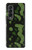 S2877 Vert Serpent Imprimé graphique Peau Etui Coque Housse pour Samsung Galaxy Z Fold 3 5G