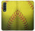 S3031 Softball balle jaune Etui Coque Housse pour Samsung Galaxy Z Fold 3 5G