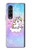 S3256 Mignon Licorne Etui Coque Housse pour Samsung Galaxy Z Fold 3 5G