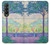 S3349 Paul Signac Terrasse de Meudon Etui Coque Housse pour Samsung Galaxy Z Fold 3 5G