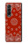 S3355 Motif Bandana Rouge Etui Coque Housse pour Samsung Galaxy Z Fold 3 5G