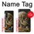 S3358 Vincent Van Gogh Skeleton cigarette Etui Coque Housse pour Samsung Galaxy Z Fold 3 5G