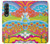 S3407 hippie Art Etui Coque Housse pour Samsung Galaxy Z Fold 3 5G