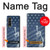 S3450 Drapeau des États-Unis Statue de la Liberté Etui Coque Housse pour Samsung Galaxy Z Fold 3 5G