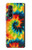 S3459 tie Dye Etui Coque Housse pour Samsung Galaxy Z Fold 3 5G