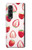 S3481 fraise Etui Coque Housse pour Samsung Galaxy Z Fold 3 5G