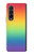 S3698 Drapeau de fierté LGBT Etui Coque Housse pour Samsung Galaxy Z Fold 3 5G