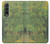 S3748 Van Gogh une ruelle dans un jardin public Etui Coque Housse pour Samsung Galaxy Z Fold 3 5G
