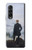 S3789 Wanderer above the Sea of Fog Etui Coque Housse pour Samsung Galaxy Z Fold 3 5G