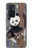 S3793 Peinture de neige mignon bébé panda Etui Coque Housse pour OnePlus 9RT 5G