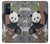 S3793 Peinture de neige mignon bébé panda Etui Coque Housse pour OnePlus 9RT 5G