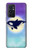 S3807 Killer Whale Orca Lune Pastel Fantaisie Etui Coque Housse pour OnePlus 9RT 5G