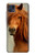 S1595 Beau cheval marron Etui Coque Housse pour Motorola Moto G50 5G [for G50 5G only. NOT for G50]