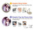 S0407 fantaisie Ange Etui Coque Housse pour Motorola G Pure
