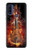 S0864 Violon feu Etui Coque Housse pour Motorola G Pure
