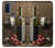 S1316 Raisins Bouteille et un verre de vin rouge Etui Coque Housse pour Motorola G Pure