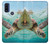 S1377 Océan tortue de mer Etui Coque Housse pour Motorola G Pure