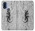 S2446 Gecko bois imprimé graphique Etui Coque Housse pour Motorola G Pure