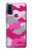 S2525 Rose Camo camouflage Etui Coque Housse pour Motorola G Pure