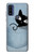 S2641 Noir Chat Poche Etui Coque Housse pour Motorola G Pure