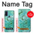 S2653 Dragon Vert Turquoise Pierre Graphique Etui Coque Housse pour Motorola G Pure