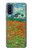 S2681 Champ de coquelicots Vincent Van Gogh Etui Coque Housse pour Motorola G Pure