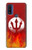 S2803 Feu Rouge Diable Lance Symbole Etui Coque Housse pour Motorola G Pure