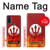 S2803 Feu Rouge Diable Lance Symbole Etui Coque Housse pour Motorola G Pure