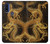 S2804 Dragon d'or imprimé chinois Etui Coque Housse pour Motorola G Pure