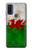 S2976 Pays de Galles Football Football Drapeau Etui Coque Housse pour Motorola G Pure