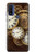 S3172 Horloge or Etui Coque Housse pour Motorola G Pure