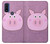 S3269 Porc Dessin animé Etui Coque Housse pour Motorola G Pure
