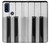 S3524 Clavier de piano Etui Coque Housse pour Motorola G Pure